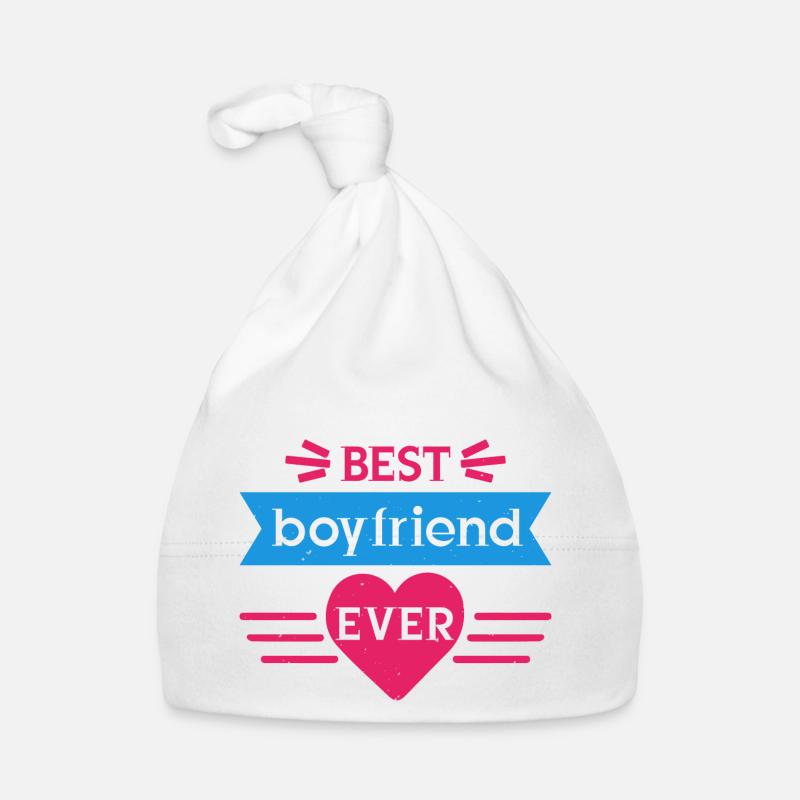 MEILLEUR PETIT AMI DE TOUS LES TEMPS - Bonnet bio Bébé - blanc
