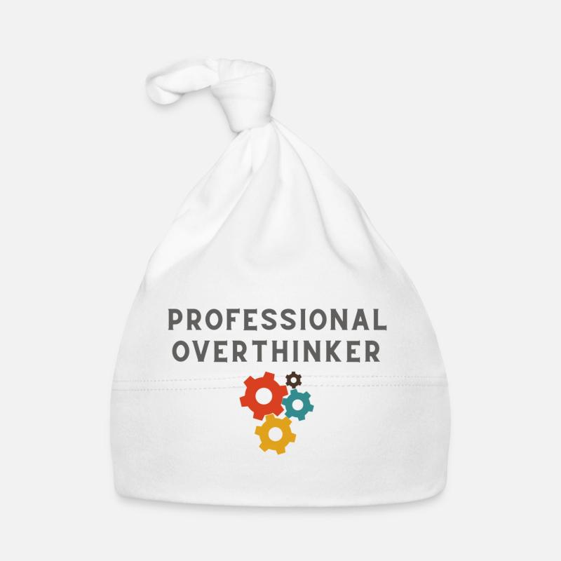 Professional Overthinker Organic Baby Cap