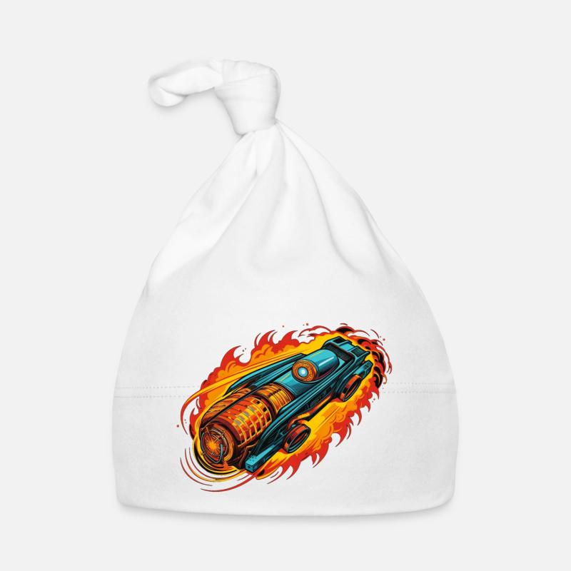 Turbo atomic - Bonnet bio Bébé - blanc