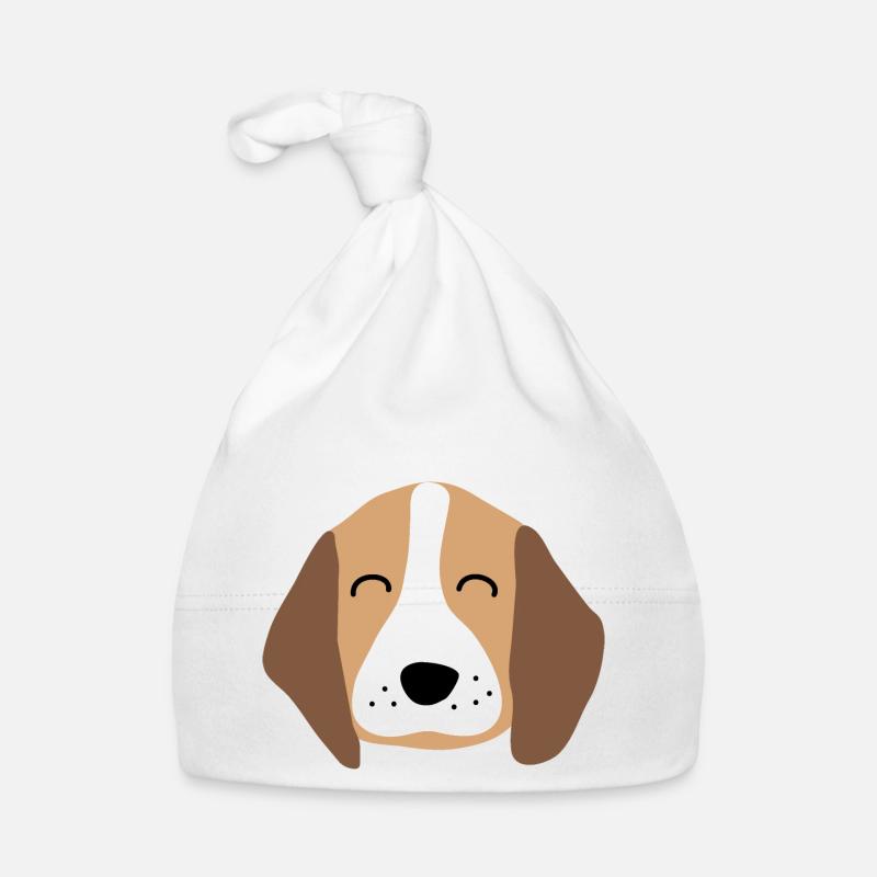 Mignon visage de chiot 2 Bonnet bio Bébé