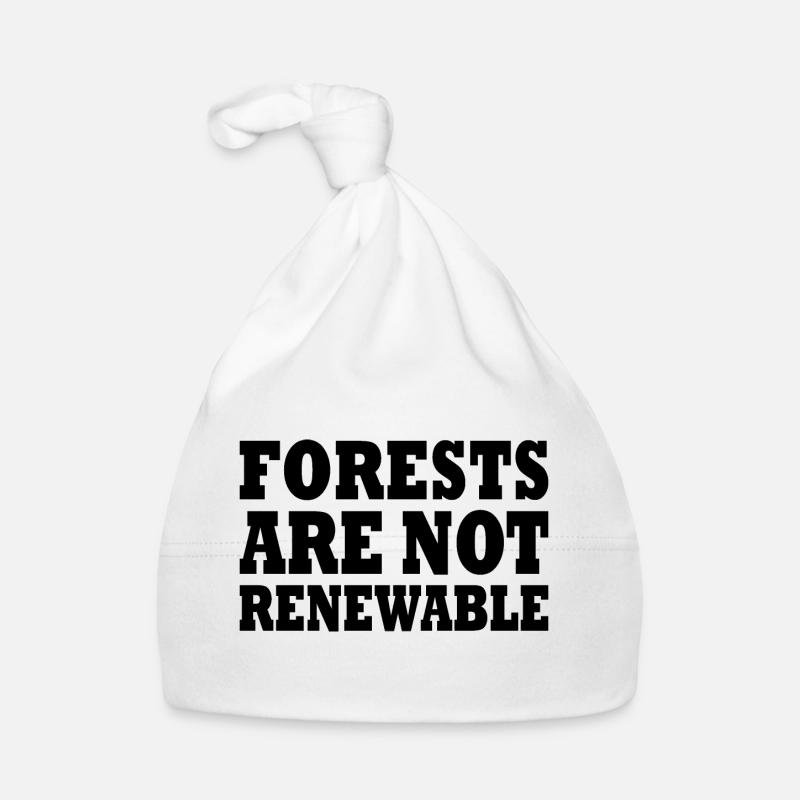 forests are not renewable Bonnet bio Bébé