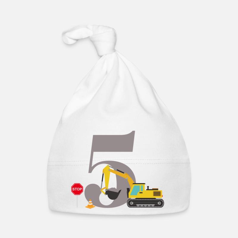 5th Anniversary Digger Organic Baby Cap