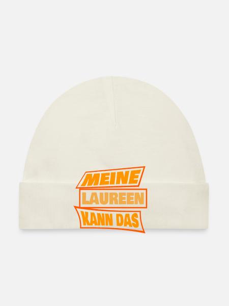 Laureen Laureen - Baby Bio-Mütze - Weiß - Vorne