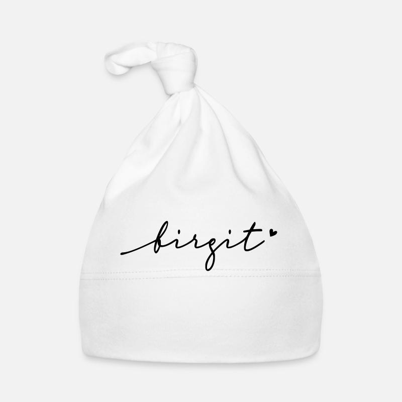 Nom cursif de Birgit Bonnet bio Bébé