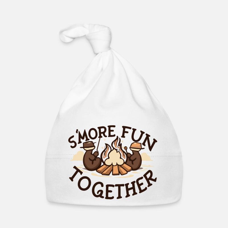 Campfire Harmony: S'more Fun Together Tee Bonnet bio Bébé