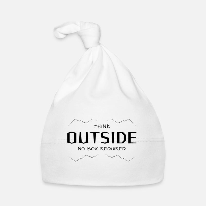 Think Outside - Quer denken ohne Box. Baby Bio-Mütze