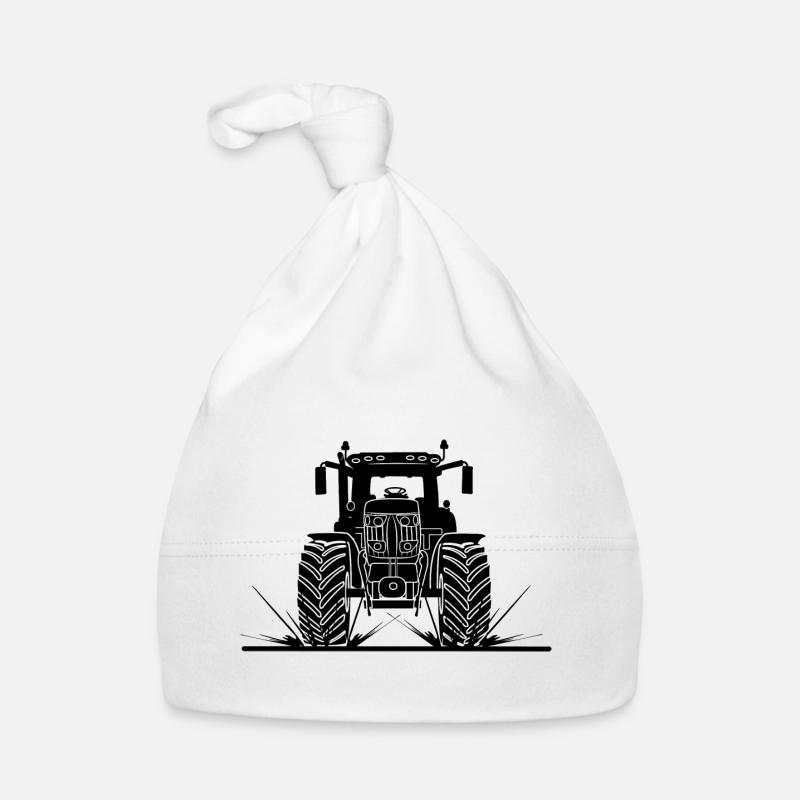 Tractor through mud Organic Baby Cap