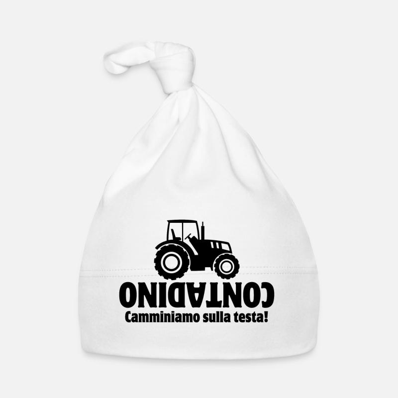 farmer, Italy, farmer Organic Baby Cap
