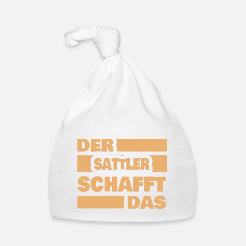 Saddler as work Organic Baby Cap