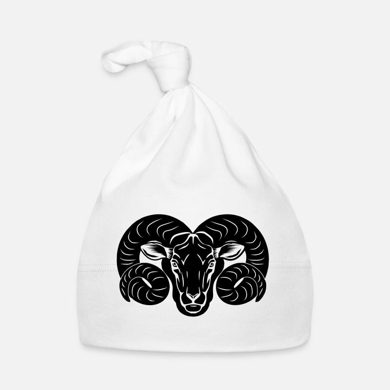 Sternzeichen Bild Widder Baby Bio-Mütze
