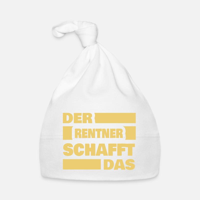 Rentner Baby Bio-Mütze