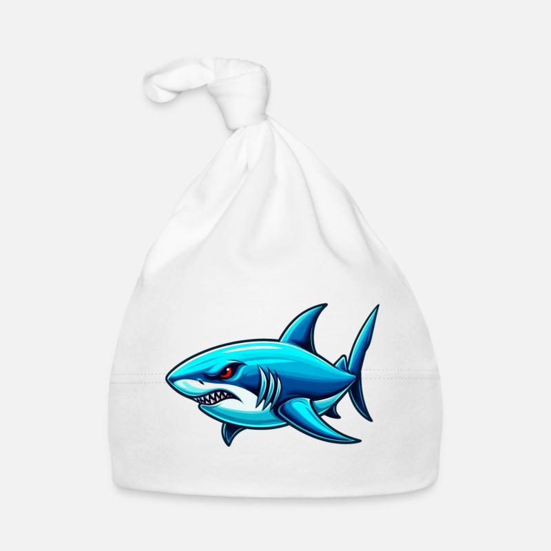 Shark Organic Baby Cap