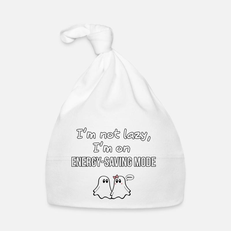 V01 GHOST QUOTES 09 Organic Baby Cap