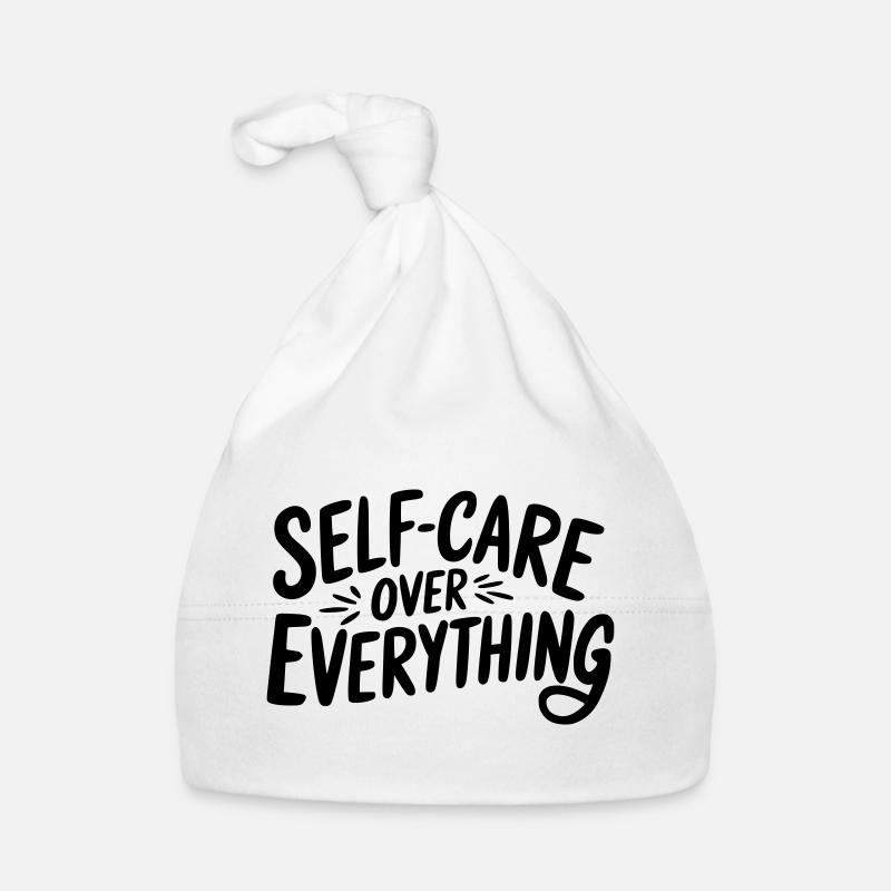 Self Care Over Everything Organic Baby Cap