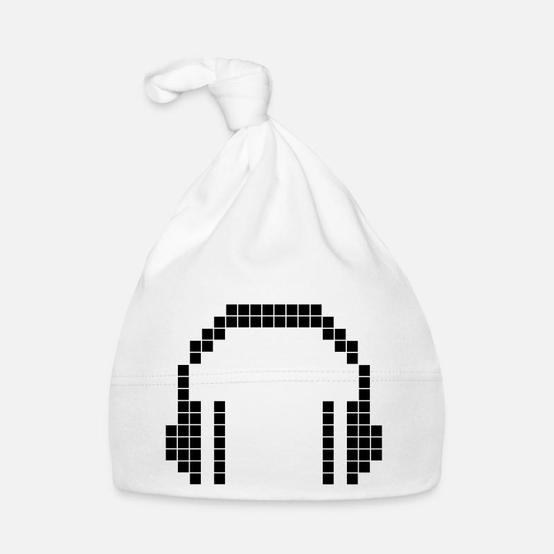 Casque 8 bits Bonnet bio Bébé
