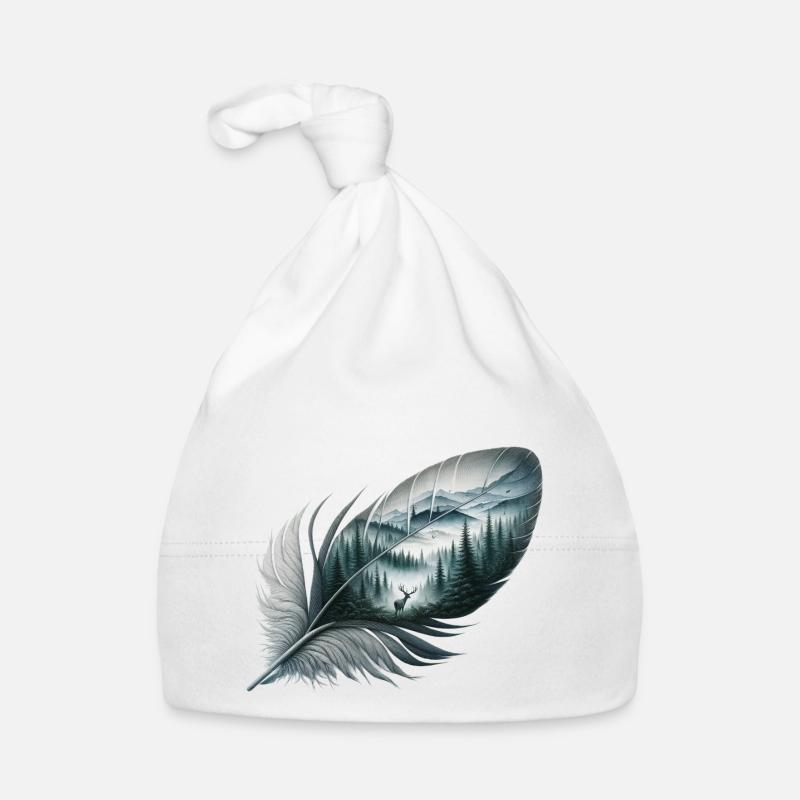 Plume de la faune Bonnet bio Bébé