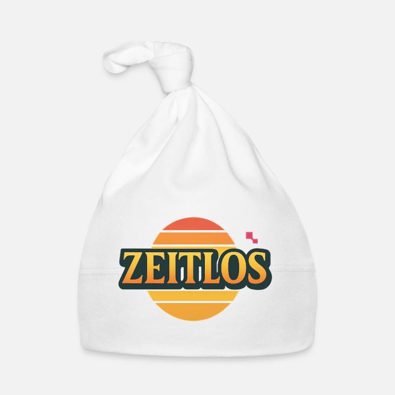 Zeitlos Logo Baby Bio-Mütze