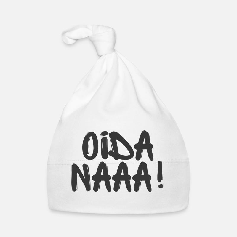 Oida Naaa! - Wiener Sprüche Baby Bio-Mütze