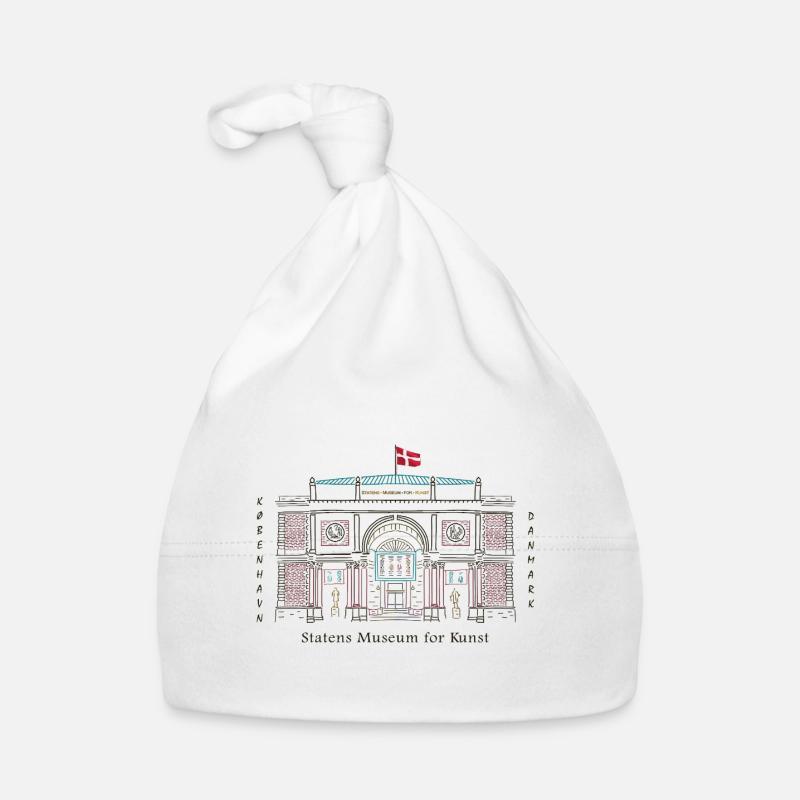 Copenhague, Musée d’art SMK, Dessin Danemark Bonnet bio Bébé