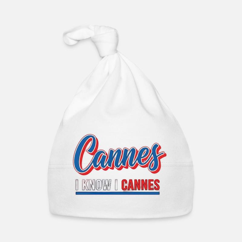 I know I Cannes Retro Design Baby Bio-Mütze