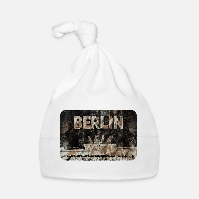 Berlin Weathered concrete pattern Organic Baby Cap