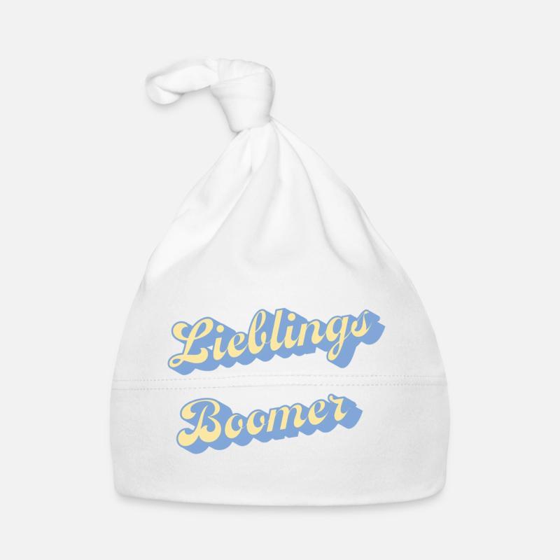 Lieblings Boomer Retro Script Baby Bio-Mütze
