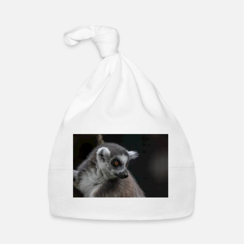 Ring Tailed Lemur Organic Baby Cap