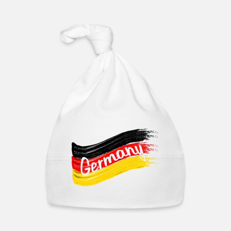 German flag Organic Baby Cap