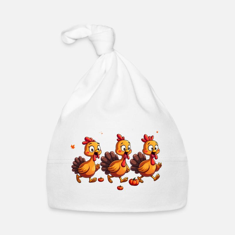 Bébé dinde de Thanksgiving Bonnet bio Bébé