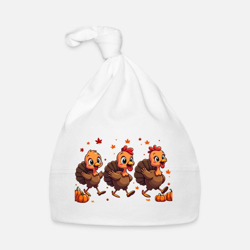 Bébé dinde de Thanksgiving Bonnet bio Bébé