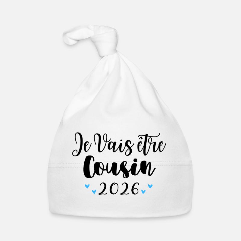 Ich werde Cousine 2026 Schwangerschaftsankündigung Baby Bio-Mütze