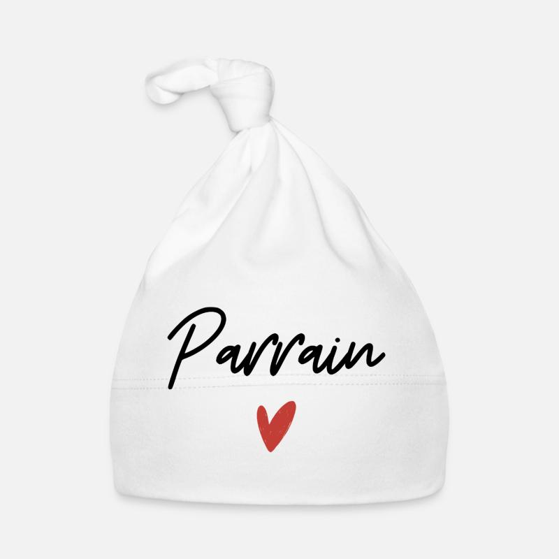 Pate Herz Geschenkidee Baby Bio-Mütze