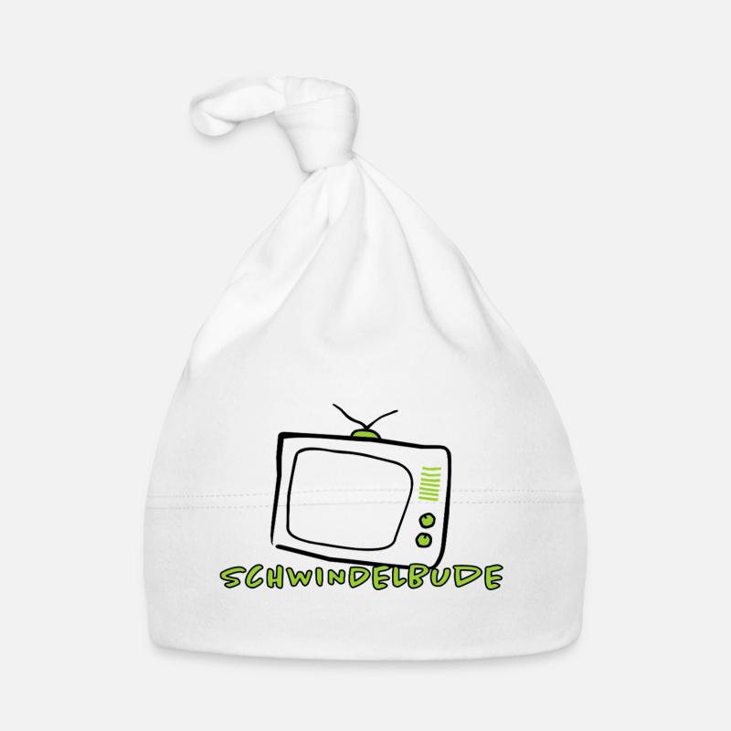 Schwindelbude – Lustiges Humor Statement Design Baby Bio-Mütze
