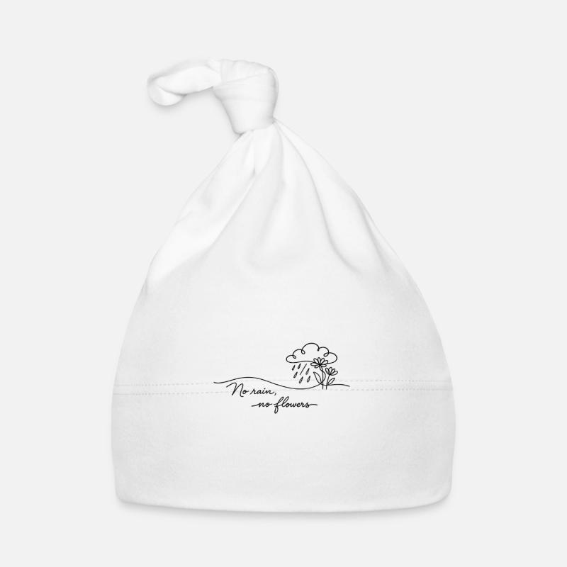 Pas de pluie – pas de fleurs. Bonnet bio Bébé