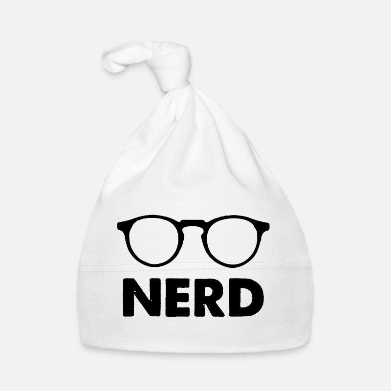 Brille Nerd Baby Bio-Mütze