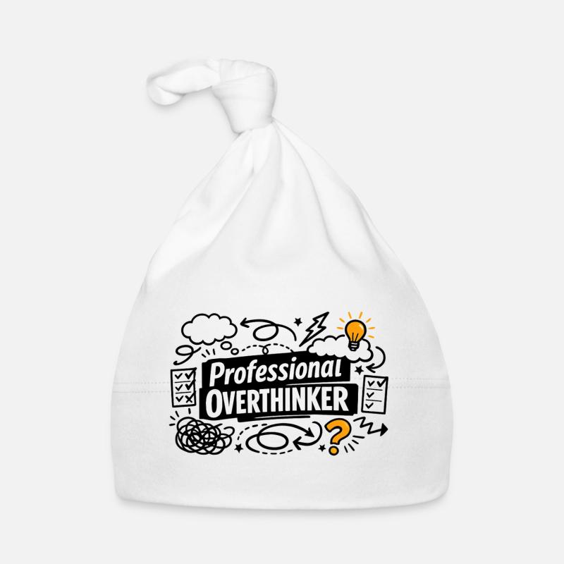 Professional OVERTHINKER Baby Bio-Mütze