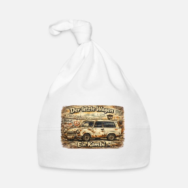 The Last Car Rusty Station Wagon Organic Baby Cap