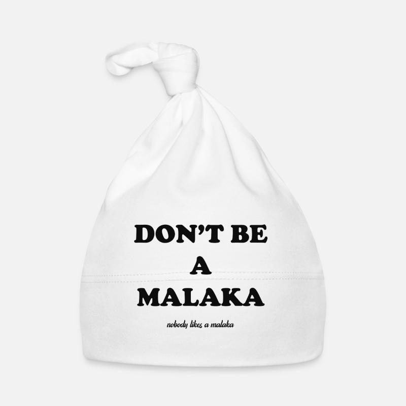 Ne sois pas un malaka Bonnet bio Bébé
