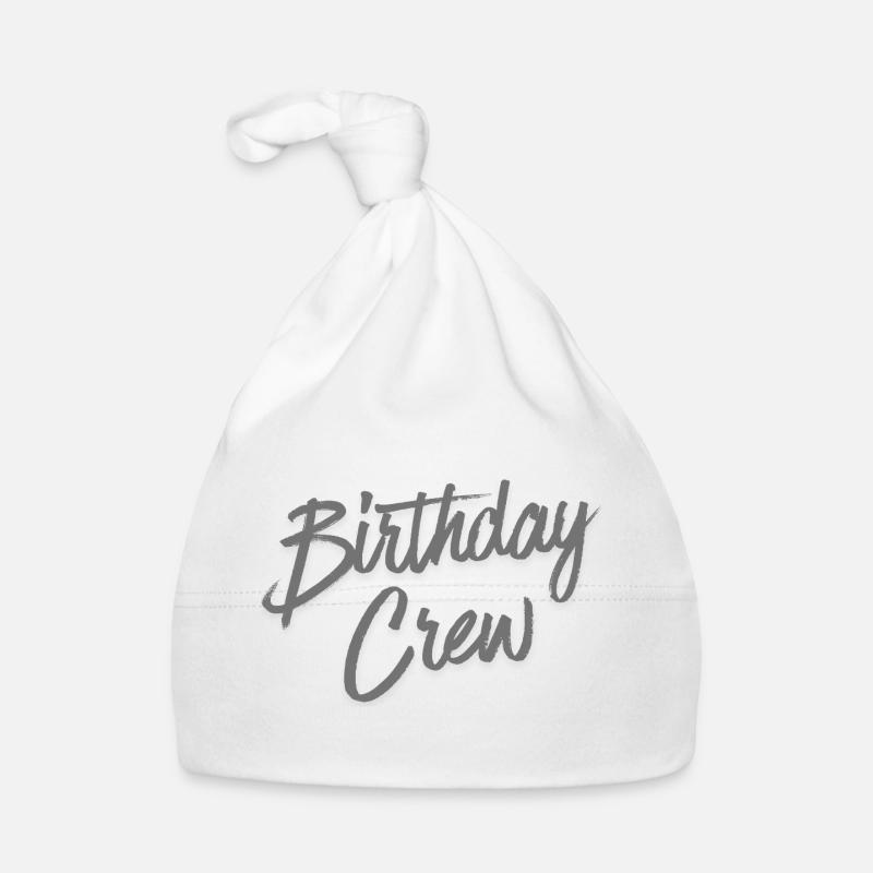 Birthday Crew Baby Bio-Mütze