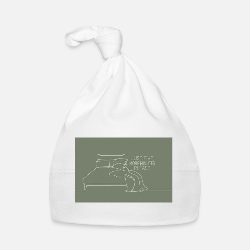 Juste cinq minutes de plus humour de chambre Bonnet bio Bébé