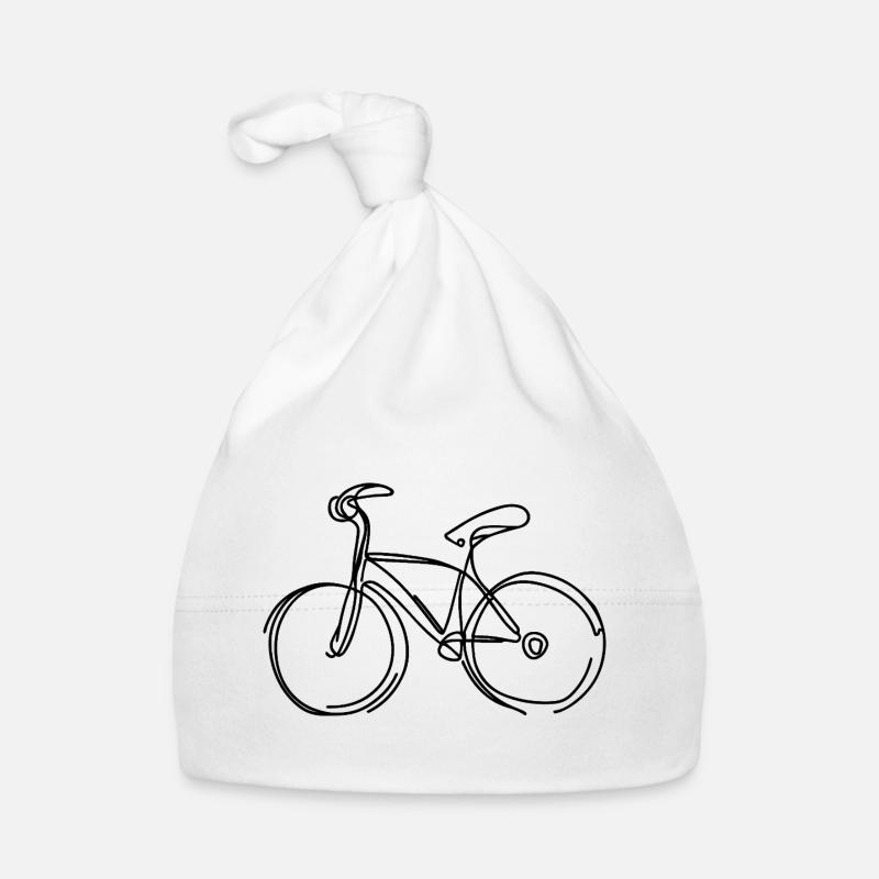 Cycling Graphic Organic Baby Cap
