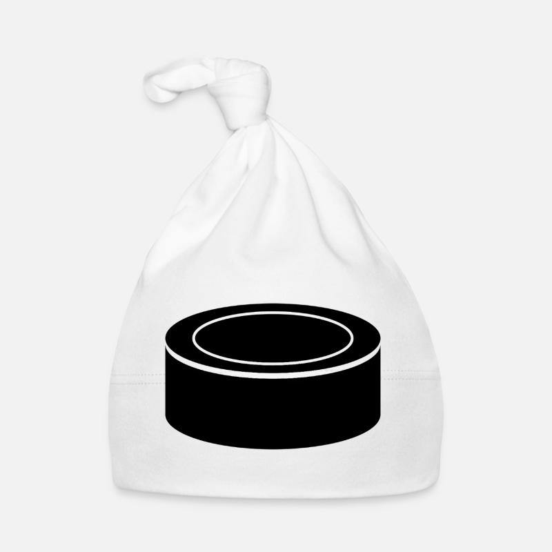 Eishockey-Puck Baby Bio-Mütze