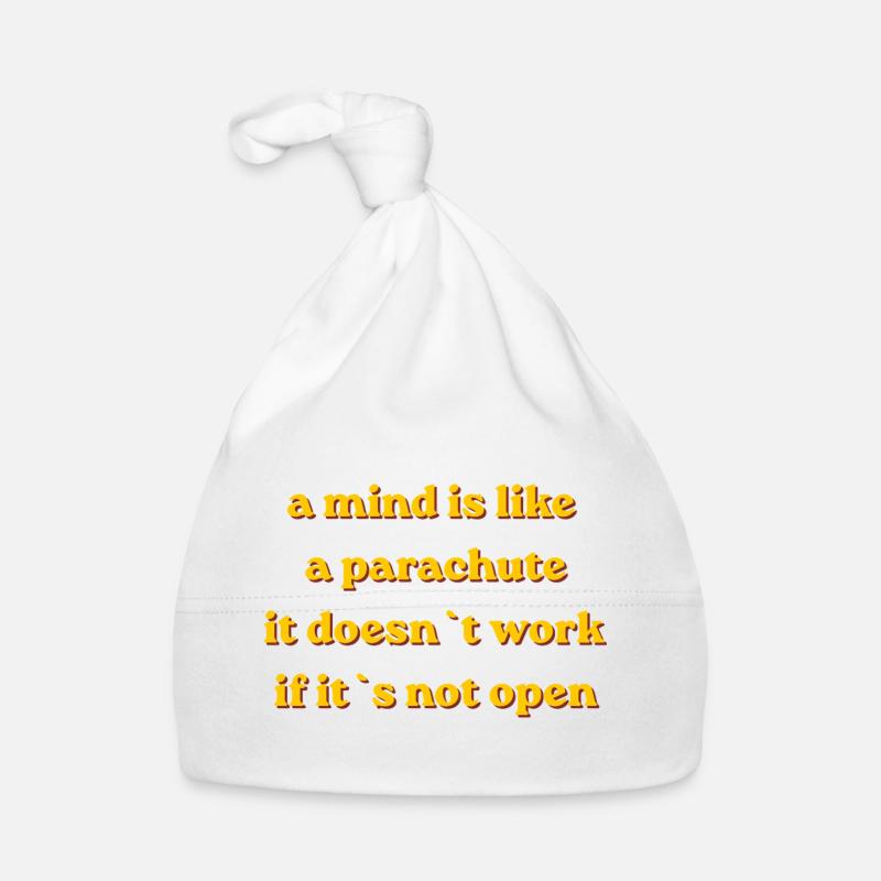 Parachute Mindset Zitat Baby Bio-Mütze
