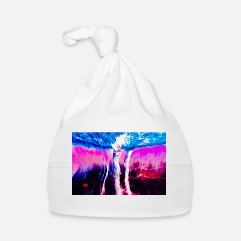 Neon Rift Psychedelic Organic Baby Cap