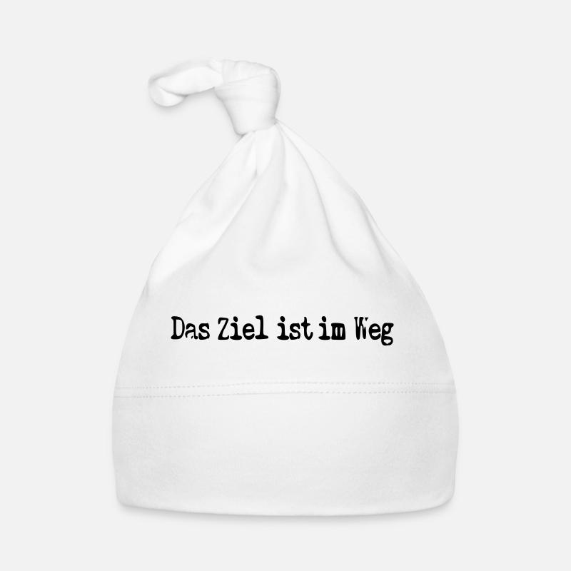 das ziel ist im weg Baby Bio-Mütze