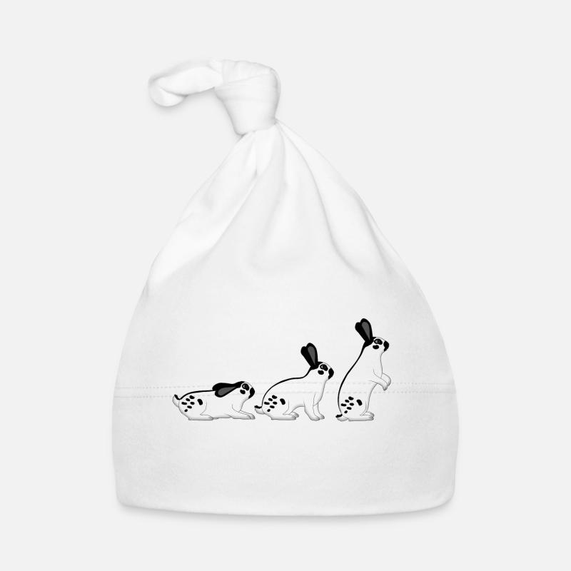 Pinto géant est assis Bonnet bio Bébé