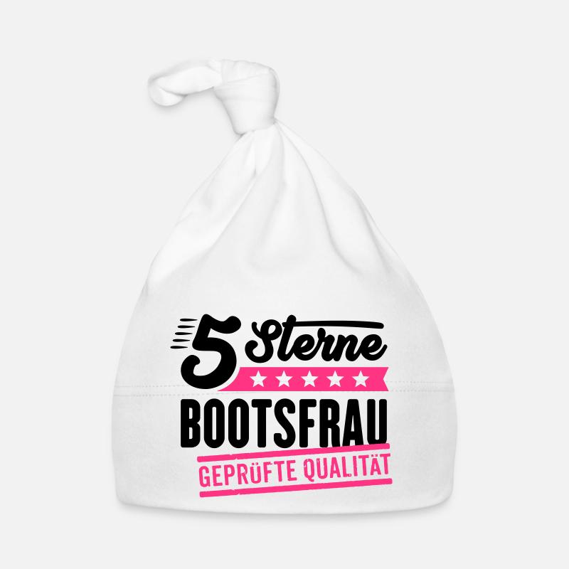 5Sterne Bootsfrau Baby Bio-Mütze