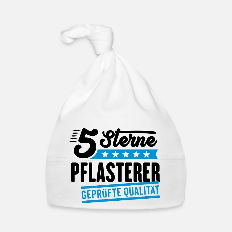 5Sterne Pflasterer Baby Bio-Mütze