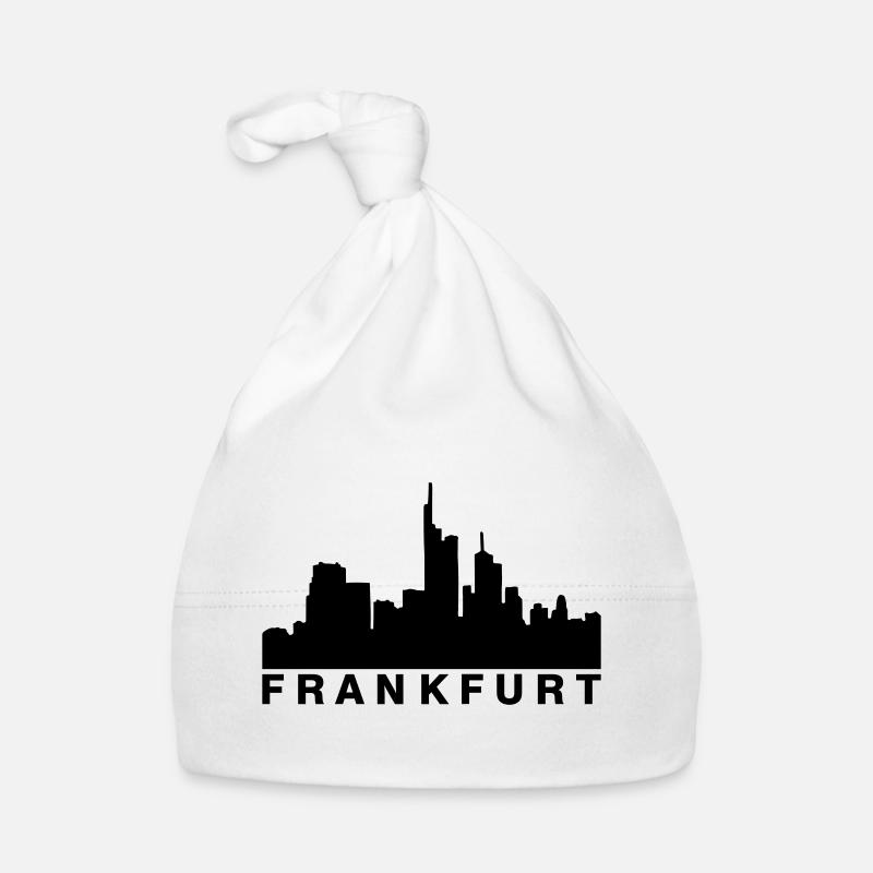 Frankfurter Skyline Frankfurt Baby Bio-Mütze