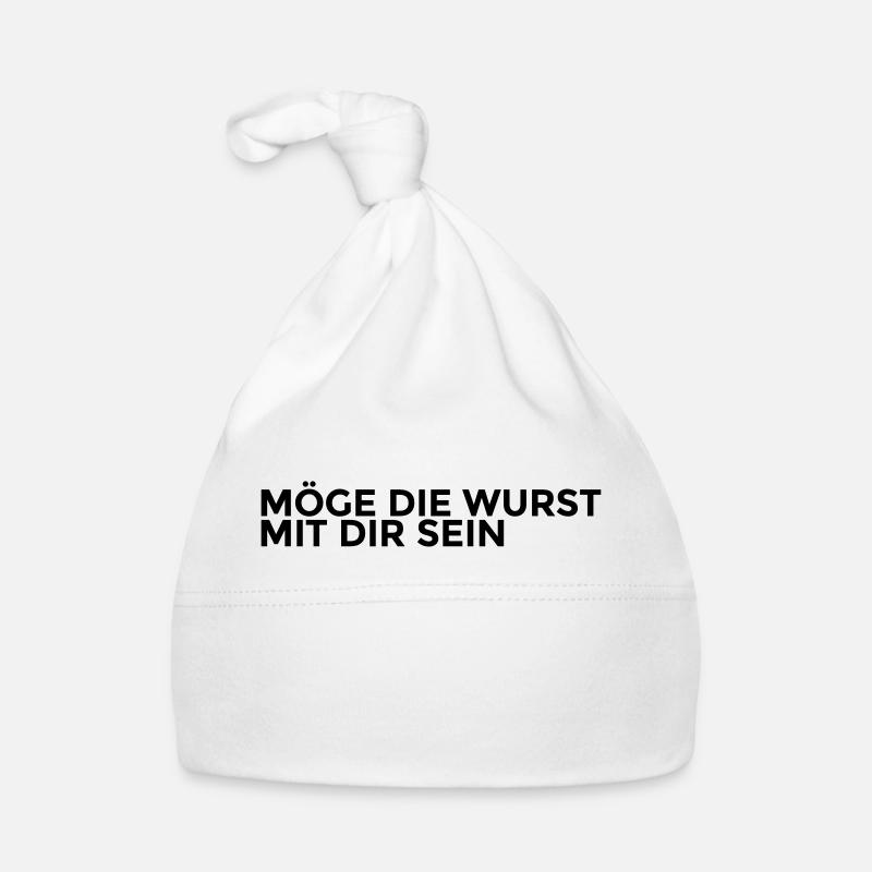 möge die wurst mit dir sein Baby Bio-Mütze